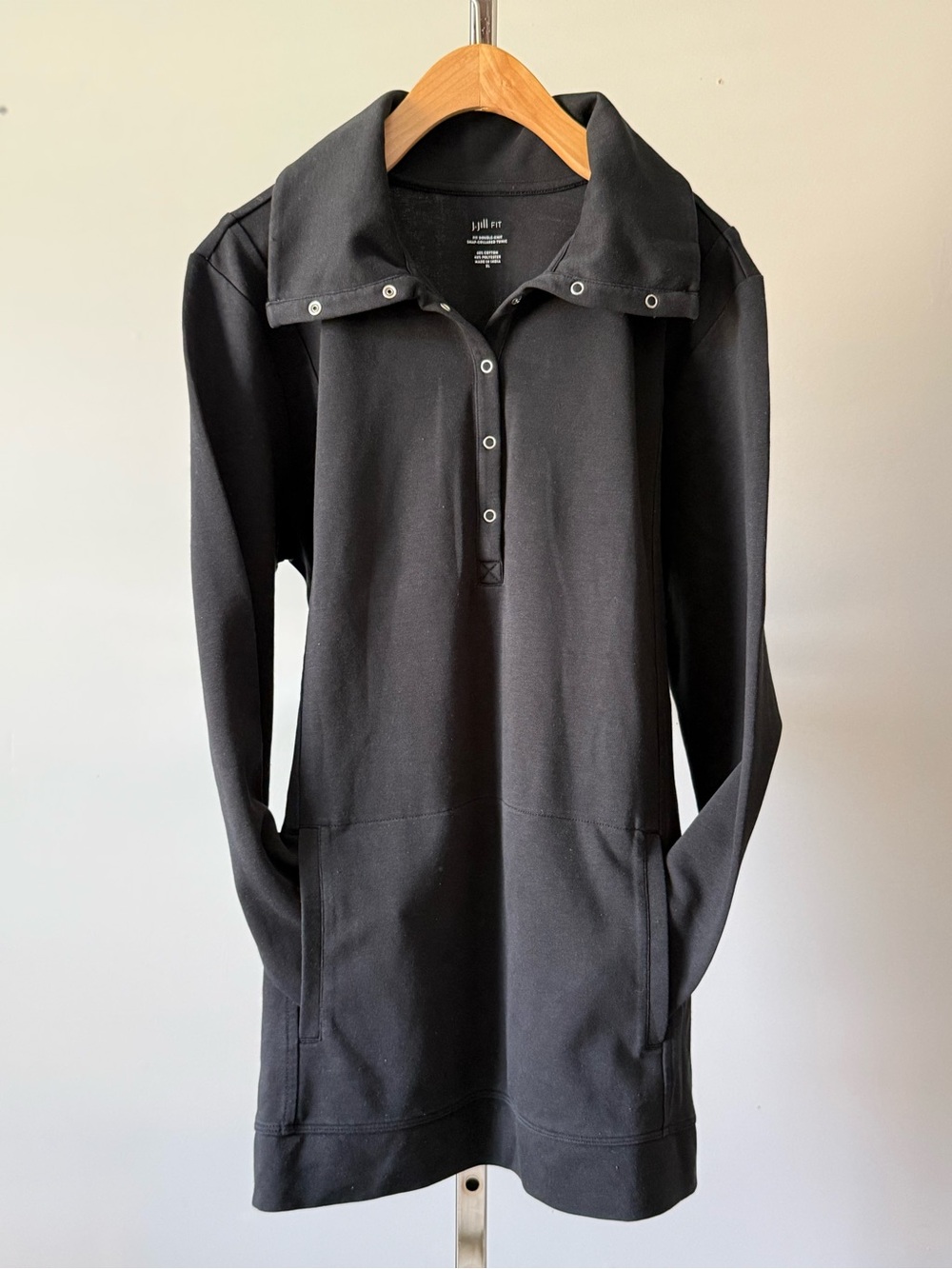 lululemon athletica Black Snap-Placket Pullover
